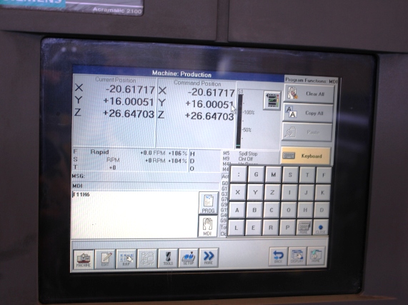 Cincinnati FTV 840-1800 CNC Vertical Machining Center CNC Mill  for sale