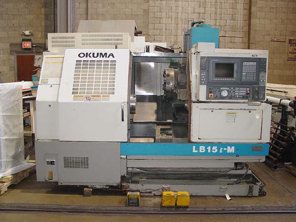 Okuma LB-15 CNC Turning Center with Live Tooling CNC Lathe  for sale