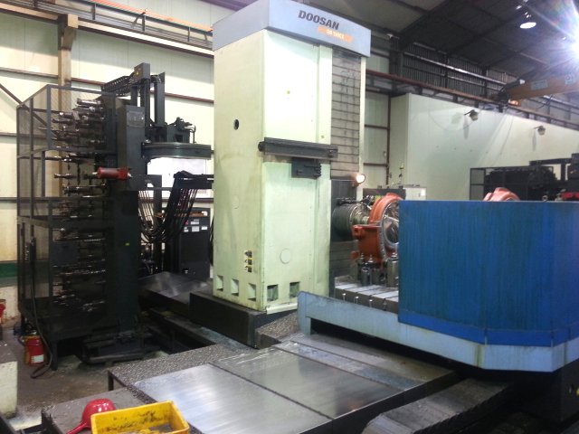 5" Daewoo Doosan CNC Table Type Boring Mill For Sale