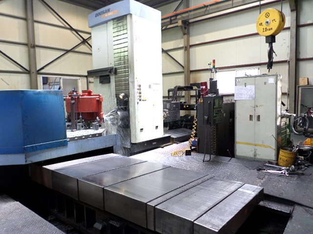 5" Daewoo Doosan CNC Table Type Boring Mill For Sale