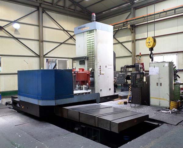 5" Daewoo Doosan CNC Table Type Boring Mill For Sale