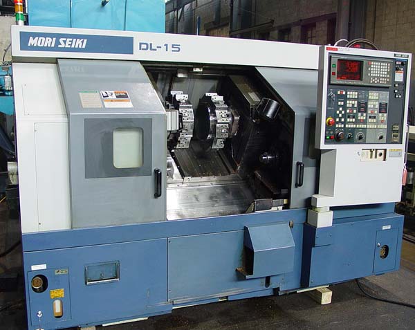 Mori Seiki DL-15 DL-150 Dual Spindle Twin Turret 2-Axis CNC Turning Center CNC Lathe with Y-Axis  for sale