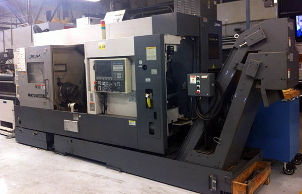 Okuma Multus 300 CNC Turning Center with Live Tooling, Y Axis, Universal Head, Sub-Spindle, Multi Function Lathe for sale