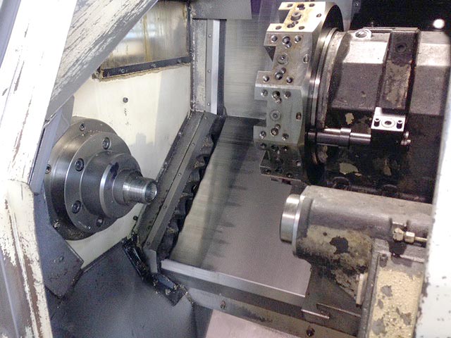 Okuma Cadet Lnc-8 Big Bore 10" Chuck CNC Turning Center cnc Lathe  for sale