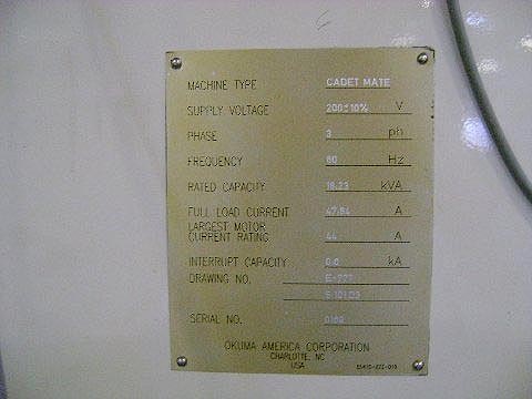 Okuma Cadet Mate 4020 Vertical Machining Center cnc Vertical Mill  for sale