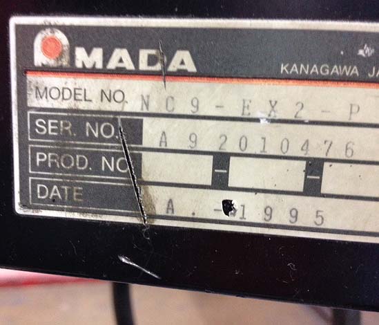 Amada RG-80 88 ton x 8' cnc Press Brake  for sale