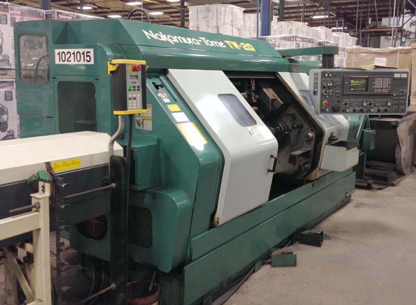 Nakamura TW-20 Twin Spindle Twin Turret CNC Turning Center  with LNS Bar Feeder for sale