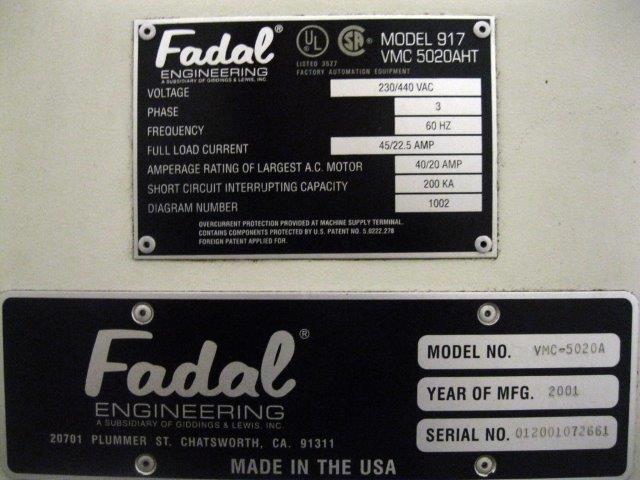 Fadal VMC5020 CNC   for sale