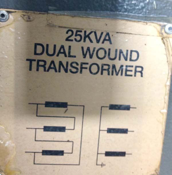 25 KVA Dual Wound Multi Tap Transformer 220 Volt  for sale