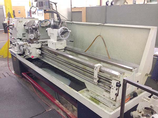 22" x 80" Willis Clausing Colchester Style Engine Lathe with3" Hole  for sale 