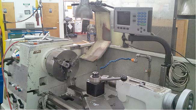 22" x 80" Willis Clausing Colchester Style Engine Lathe with3" Hole  for sale 