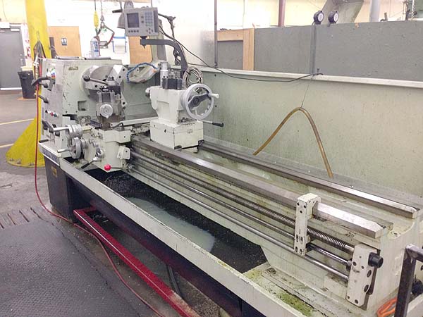 22" x 80" Willis Clausing Colchester Style Engine Lathe with3" Hole  for sale 