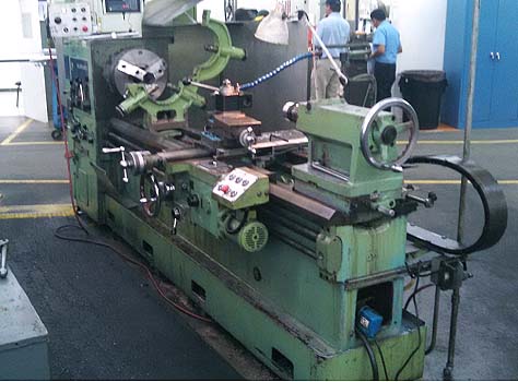 Kuraki 25" x 80" Hollow Spindle Oil Country Lathe KH4-20  for sale  