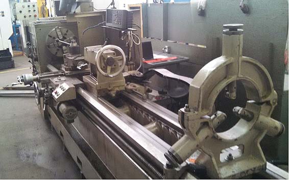 Kuraki 25" x 120" Oil Country Hollow Spindle Lathe with 6-3/4" Bore  for sale