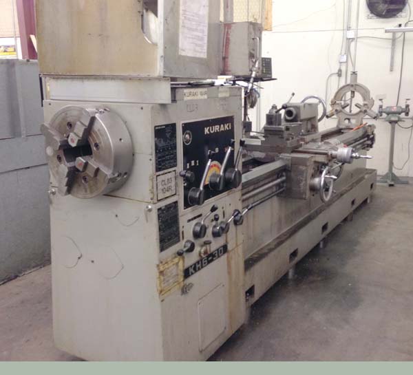 Kuraki Kh6-30 25" x 120" Oil Country Hollow Spindle Lathe with 6-3/4" Bore  for sale
