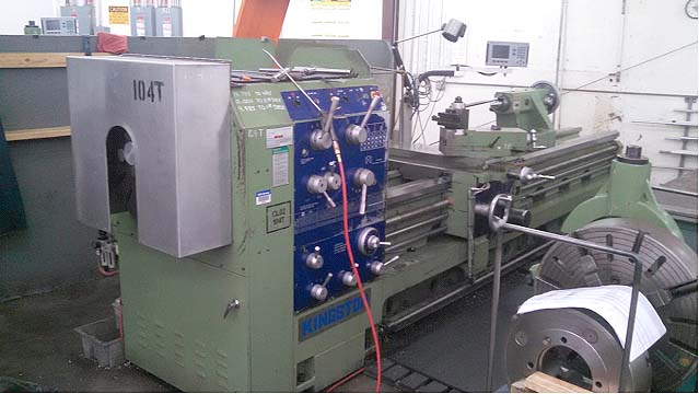 29" x 120" Kingston Oil Country Lathe  with 6" Hole  for sale
