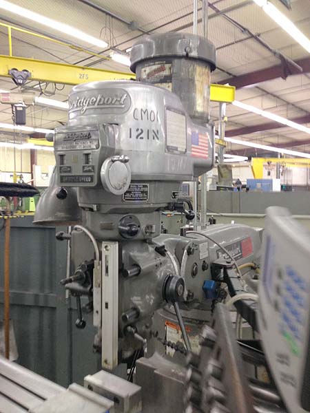 Bridgeport Series 2 Series 1 Vertical Mill Milling Machine with Power Feed and DRO  for sale