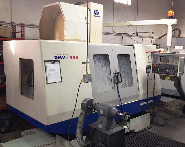 Daewoo 40" x 20" DMV-500 CNC Vertical Machining Center CNC Mill for sale