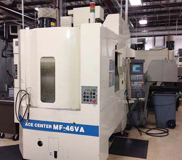 Okuma MF-46VA 2-Pallet Vertical Machining Center CNC Mill for sale