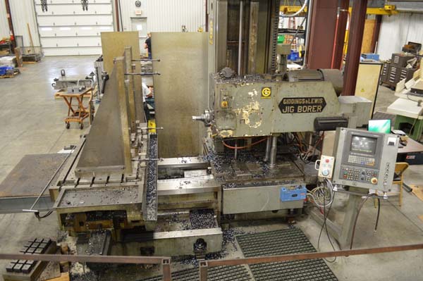 4" G&L Giddings & Lewis cnc Horizontal Boring Mill  for sale