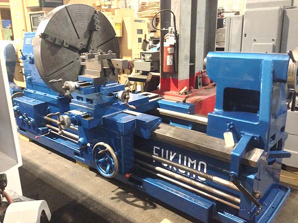 Fukumo Iron Works 48"/68" x 72" Gap Bed Lathe Model 1600 Mill for sale