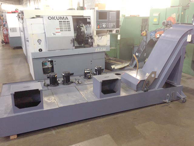 Turbo Microfine 23" Wide Chip Conveyor with Tank and Pump for sale