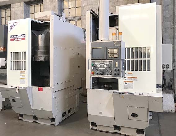Okuma Howa 2SP-V40 Vertical Twin Spindle CNC Turning Centers 2 Spindle Lathe  for sale