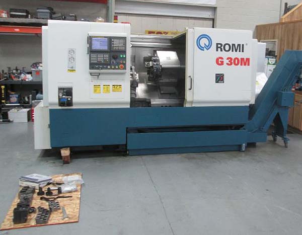 Romi G30M CNC Turning Center with Live Tooling CNC Lathe For Sale