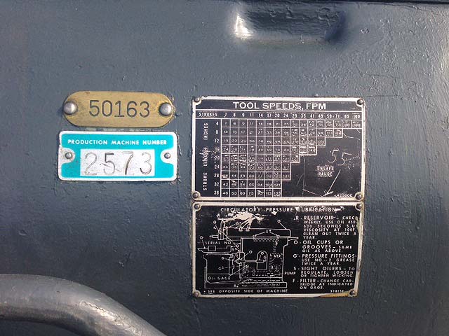 32" Gould & Eberhardt Mitts & Merrill Heavy Industrial Horizontal Shaper For Sale