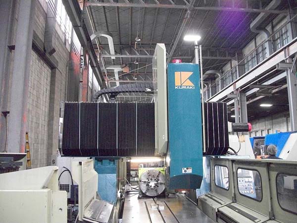 Kuraki KMV-130 CNC Bridge Mill 120" CNC Vertical Machining Center for sale