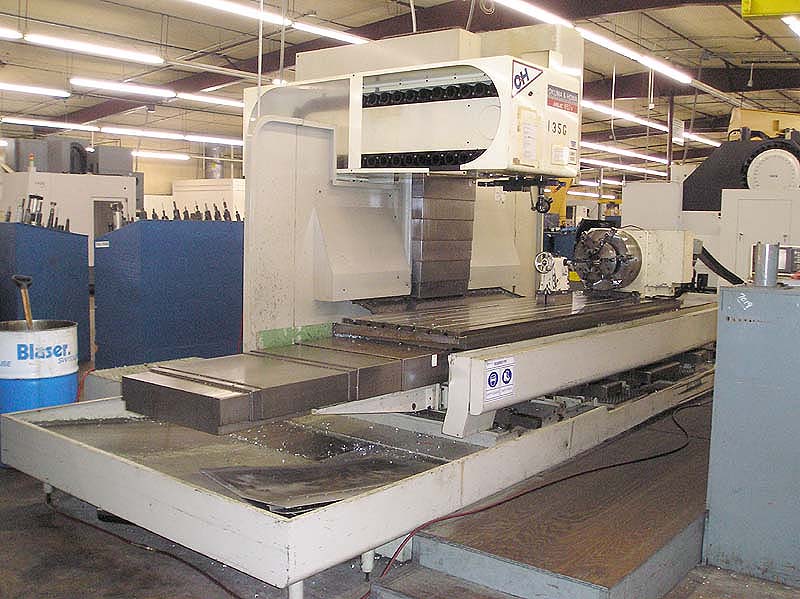 Okuma Howa 120" CNC Vertical Machining Center CNC Mill for sale