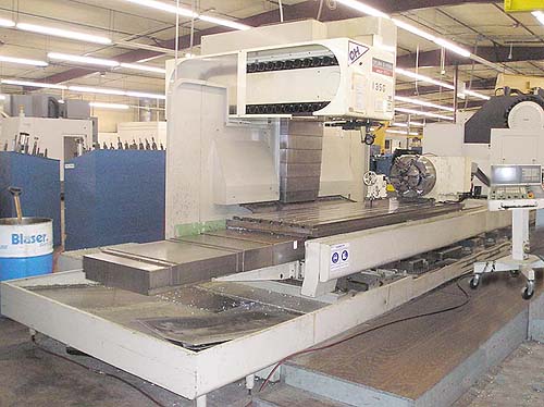Okuma Howa 120" CNC Vertical Machining Center CNC Mill for sale