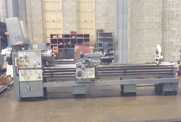 Toolmex TUR630A 25" x 120" Lathe with front and rear chucks  for sale