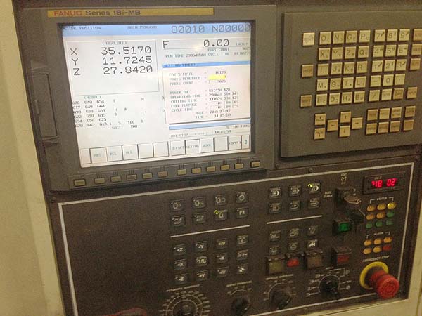 Monarch VMC-50 CNC Machining Center 50 Taper CNC VerticalMill with Fanuc 18i Control for sale