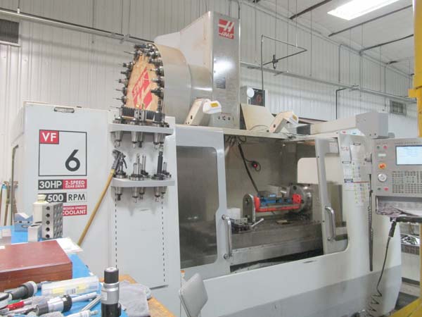 Haas VF-6/50 50 Taper Haas CNC Vertical Machining Center with Side Mount Tool Changer for sale