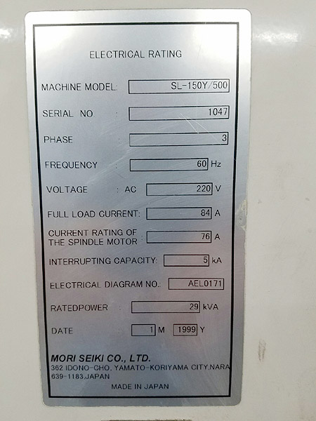  Mori Seiki SL-150y CNC Turning Center with Live Tooling and Y-Axis  for sale