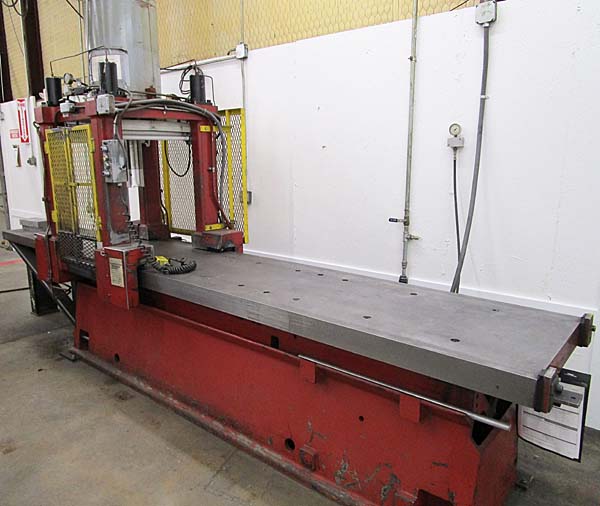 125 Ton Traveling 4-Post Hydraulic Straightening Press for sale