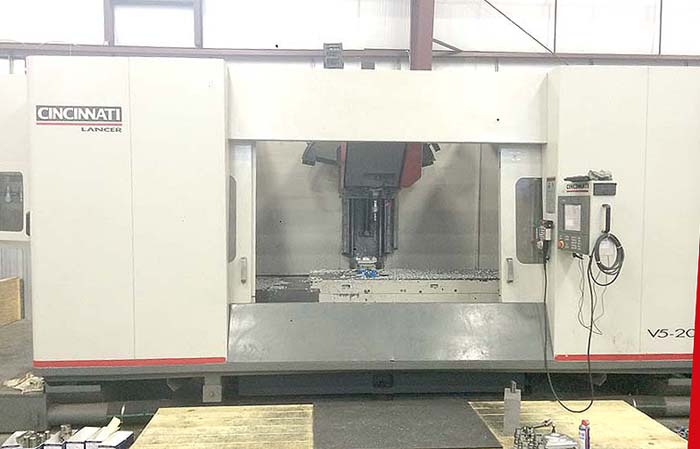 Cincinnati V5-2000 5-Axis For Sale, Used CNC Mill, CNC Vertical  Machining Center