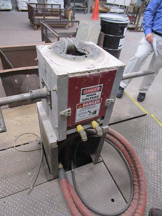 75 KW Inductotherm 65 lb Induction Melt Furnace