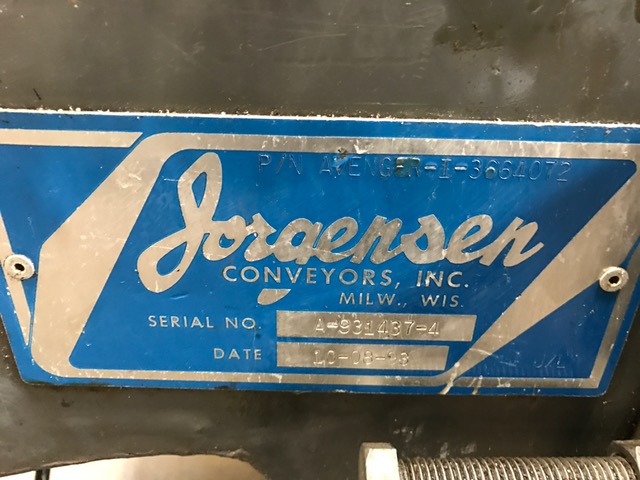 Jorgensen CHIP CONVEYOR FOR SALE