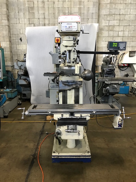 Birmingham Bridgeport Style Mill with Digital Readouts 2HP For Sale