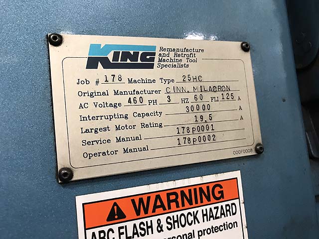 Cincinnati 25H100 Cnc Horizontal Machining Center for sale