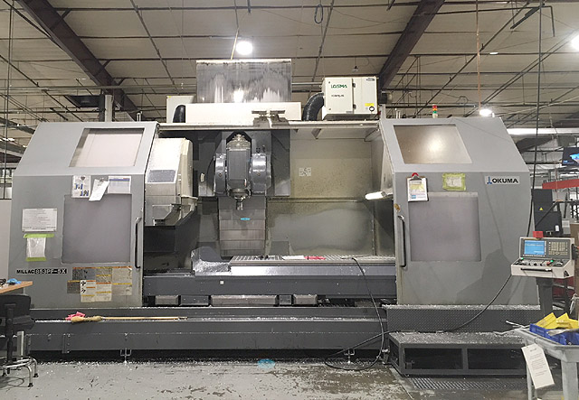 Okuma 853PF 5-Axis CNC Vertical Machining Center for sale