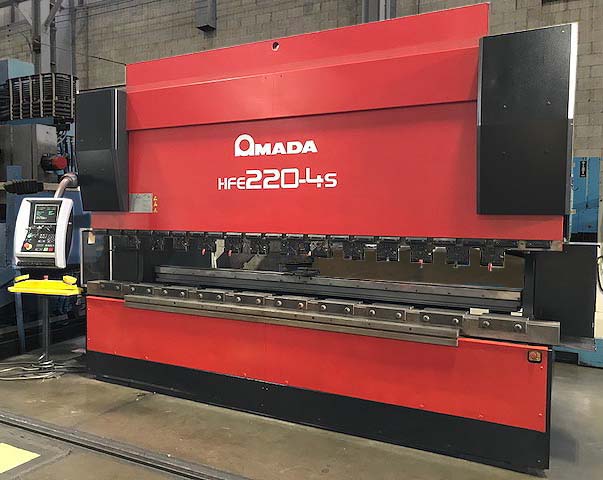Amada 220 Ton x 14' HFE-220-4S 8-Axis Hydraulic CNC Press Brake for sale