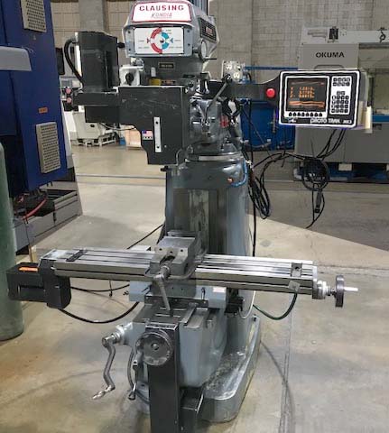 CLAUSING KONDIA Bridgeport Style CNC Milling Machine, with SWI Southwest Industries Proto Trak MX-3 3-Axis CNC Control For Sale