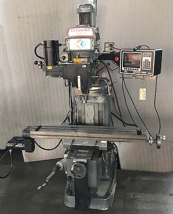 CLAUSING KONDIA FV-1 Bridgeport Style CNC Mill with SWI SouthWest Industries Proto Trak MX-3 3-Axis CNC Control For Sale