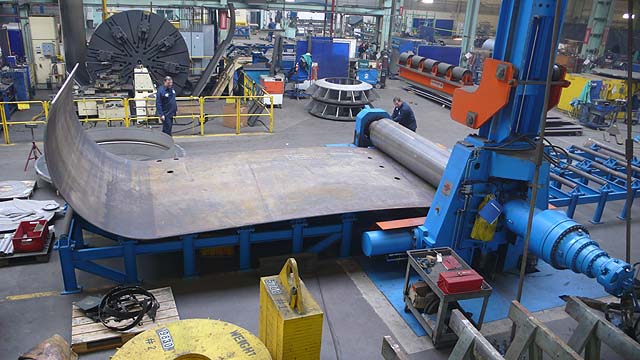 10' x 3" SERTOM Model 30-60 Plate Bending Roll for sale