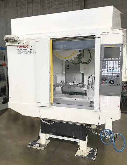 Used Fanuc RoboDrill Alpha-T21iFL CNC Vertical Machining Center For Sale, Used Drill & Tap Center For Sale, Used RoboDrill Drill & Tap Center For Sale
