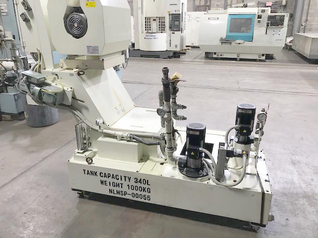 JPC Chip Conveyor and Coolant System with Drum Filter, Fanuc Robo Drill Chip Conveyor, High Pressure Coolant System with Drum Filter, Rear Discharge JPC Conveyor