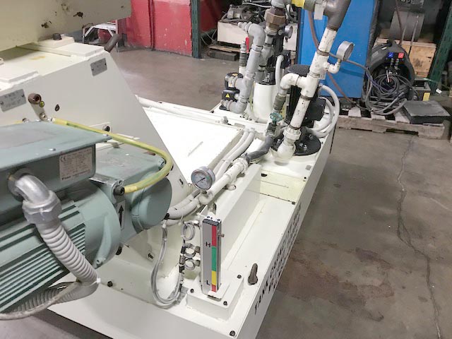 JPC Chip Conveyor and Coolant System with Drum Filter, Fanuc Robo Drill Chip Conveyor, High Pressure Coolant System with Drum Filter, Rear Discharge JPC Conveyor